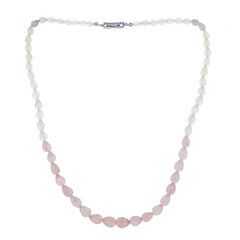 Morganite Silver Necklace