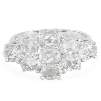White Sapphire Silver Ring