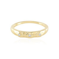 I2 (I) Diamond Silver Ring