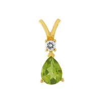 Peridot Silver Pendant