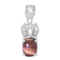 Red Tiger´s Eye Silver Pendant