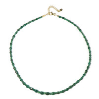 Zambian Emerald Silver Necklace