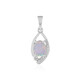 Welo Opal Silver Pendant
