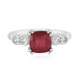Bemainty Ruby Silver Ring