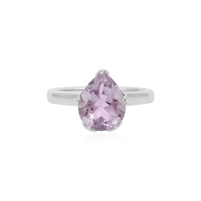 Rose de France Amethyst Silver Ring