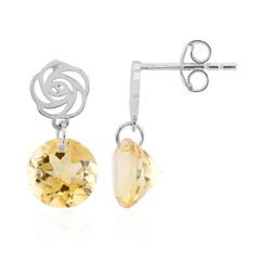 Citrine Silver Earrings