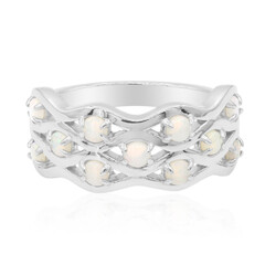 Australian Opal Silver Ring