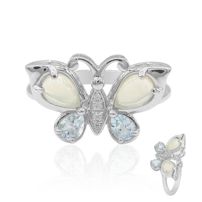 Welo Opal Silver Ring
