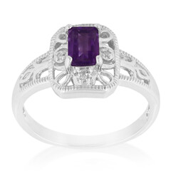 Amethyst Silver Ring