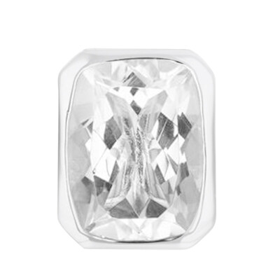 White Quartz Silver Pendant (MONOSONO COLLECTION)