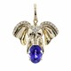14K AAA Tanzanite Gold Pendant (CIRARI)
