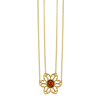 Baltic Amber Silver Necklace (dagen)