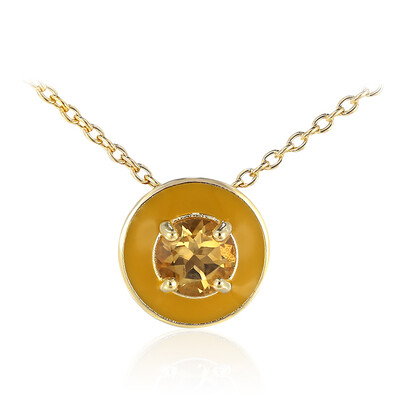 Citrine Silver Necklace