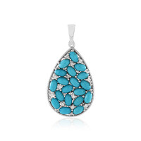 Sleeping Beauty Turquoise Silver Pendant (Faszination Türkis)