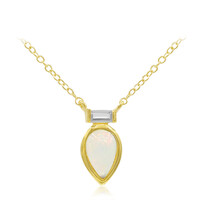 Welo Opal Silver Necklace