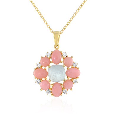 Aquamarine Silver Necklace