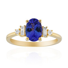 14K AAA Tanzanite Gold Ring (CIRARI)
