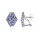 Tanzanite Silver Earrings