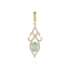 Grandidierite Silver Pendant