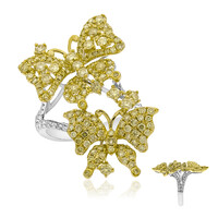 18K SI2 Yellow Diamond Gold Ring (CIRARI)