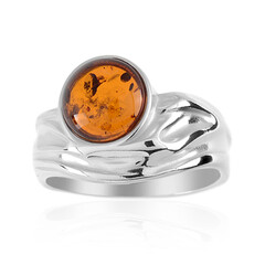Baltic Amber Silver Ring
