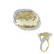 9K Ouro Verde Quartz Gold Ring (SUHANA)