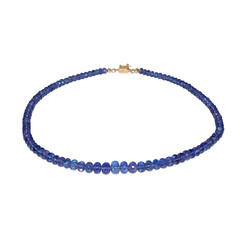 18K AAA Tanzanite Gold Necklace (AMAYANI)