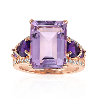 Bolivian Amethyst Silver Ring