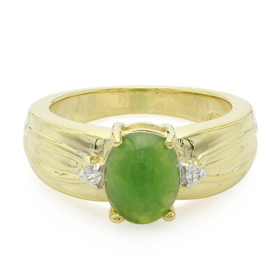Imperial Chrysoprase Silver Ring