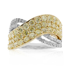 14K SI2 Yellow Diamond Gold Ring (CIRARI)