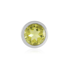 Lemon Quartz Silver Pendant