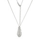 Zircon Silver Necklace (Adela Silber)