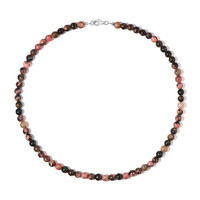 Rhodonite Silver Necklace