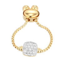 White Topaz Silver Ring