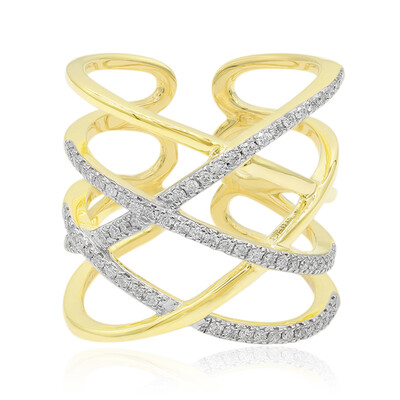 9K SI1 (G) Diamond Gold Ring (Annette)