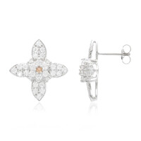 Andalusite Silver Earrings