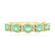 Russian Emerald Silver Ring