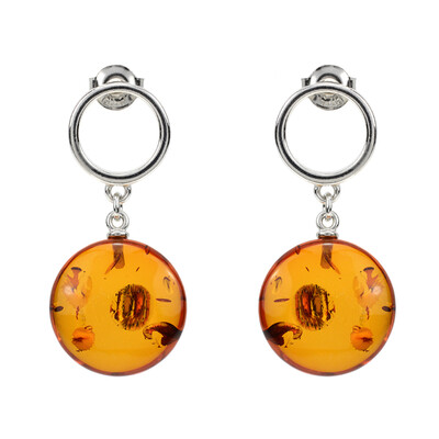 Baltic Amber Silver Earrings (dagen)