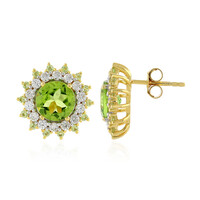 Peridot Silver Earrings
