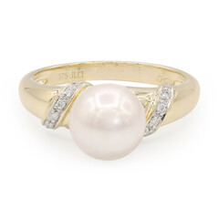 9K Akoya Pearl Gold Ring (TPC)