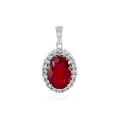 Madagascar Ruby Silver Pendant