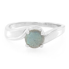Romanian Spectrolite Silver Ring