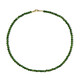 Russian Diopside Silver Necklace