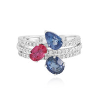 18K Ceylon Sapphire Gold Ring