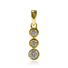 18K VS1 (F) Diamond Gold Pendant (adamantes [!])