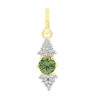 9K Madagascan Demantoid Gold Pendant