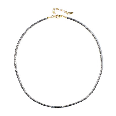 Silver Hematite Silver Necklace
