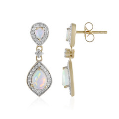 Welo Opal Silver Earrings