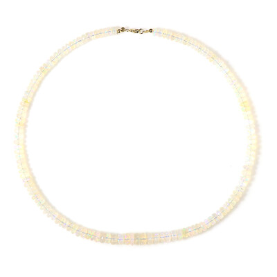 9K Welo Opal Gold Necklace
