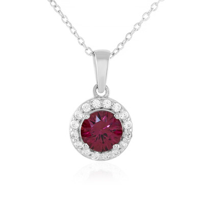 Malawi Garnet Silver Necklace